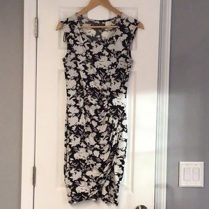 SUZY SCHIER XS RUCHED DRESS